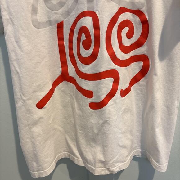 Stussy Shirt Mens XL White Still Loopy Short Sleeve Logo Streetwear Skate Surf - Picture 4 of 11